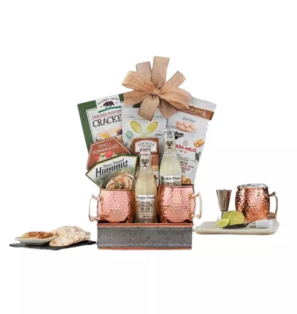 Artisanal Snack And Drink Delights Hamper