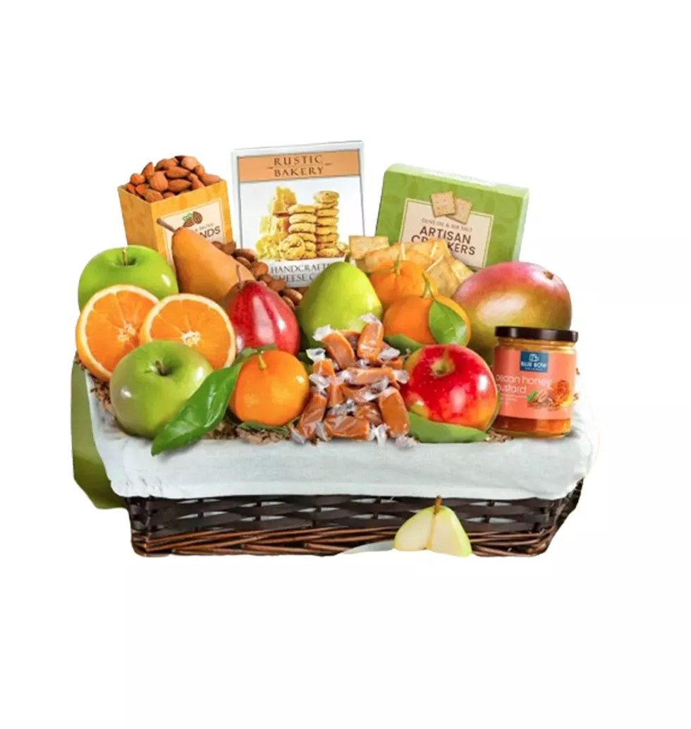 Seasonal Fruit and Snack Assortment