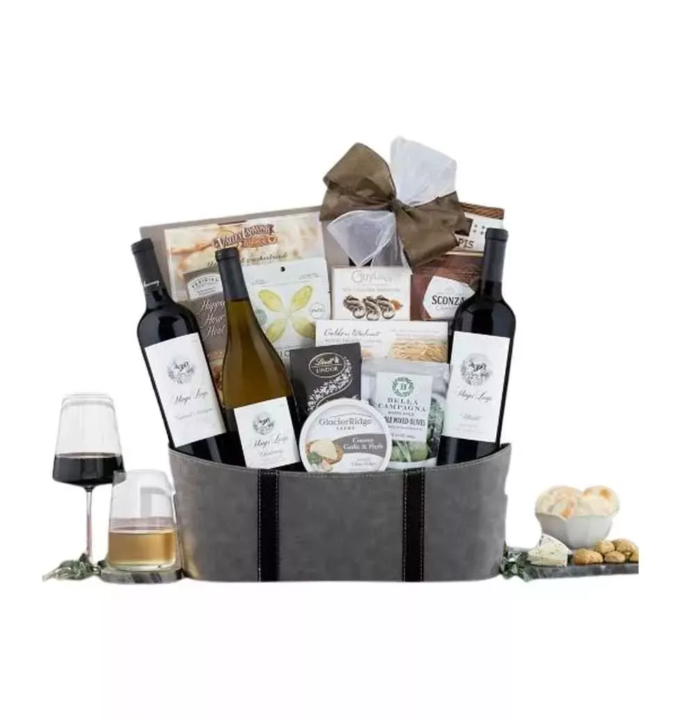 Napa Valley Wine And Gourmet Delights Gift Set