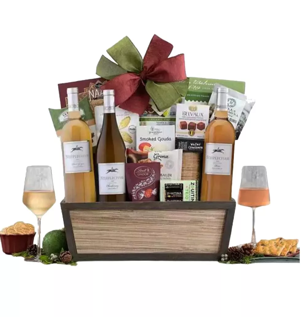 Elegant Wine and Treat Collection