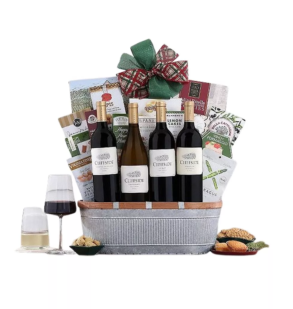 Luxe Wine n Treats Box