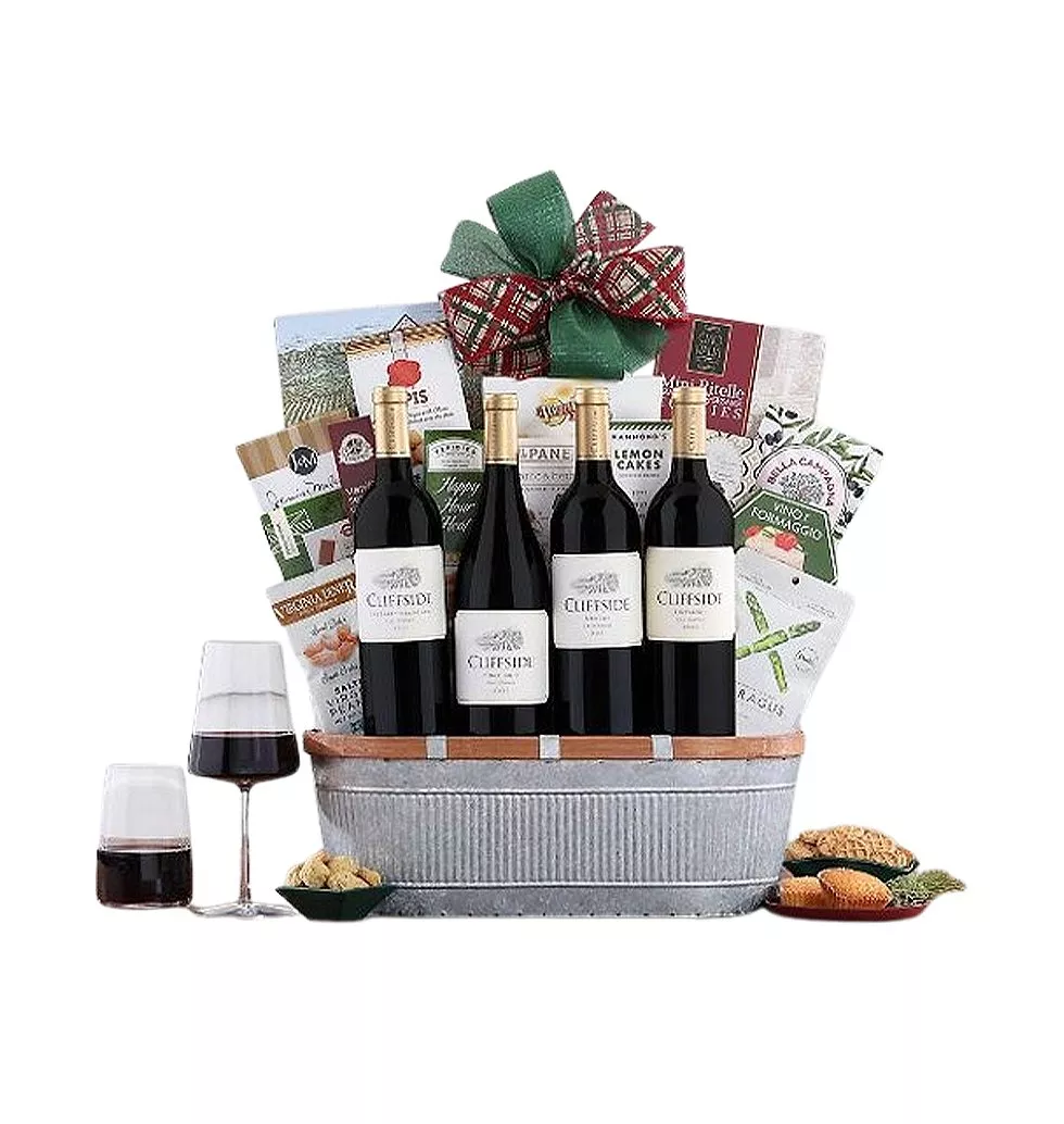 Cliffside Vineyard Celebration Basket