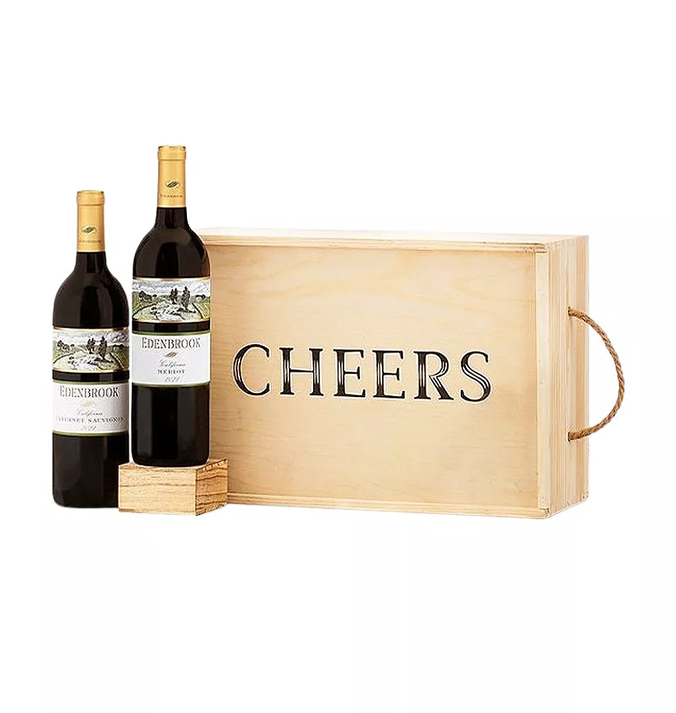 Edenbrook Vineyard Deluxe Wine Duo Gift Set