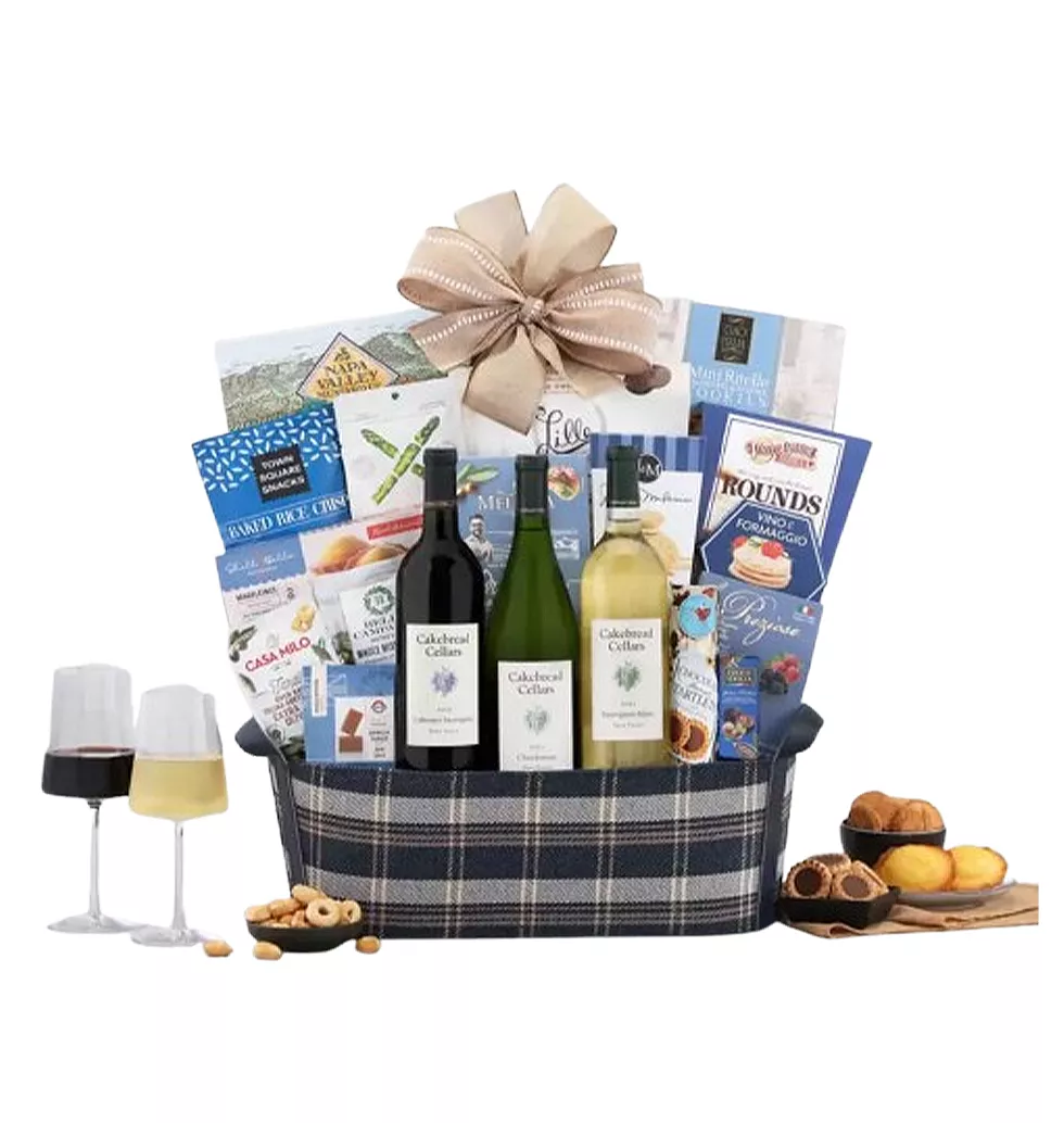 Wine Lover's Gourmet Gift Basket