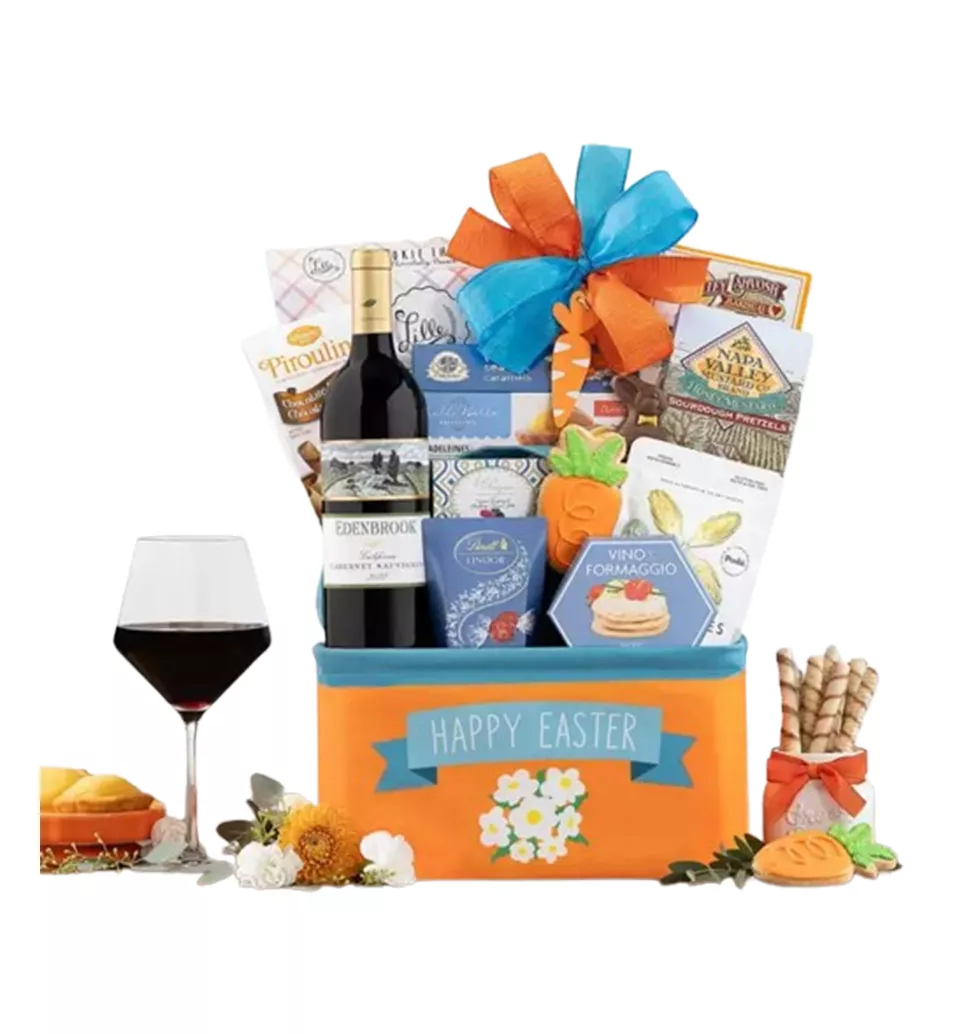 Cabernet & Chocolate Surprises Basket