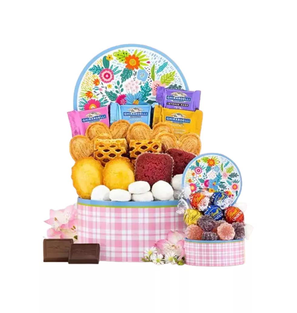 Cookies, Cakes and Chocolates Indulgence Basket