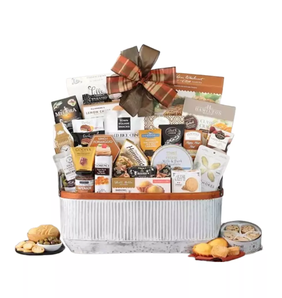 Inviting Basket of Sweet and Savory