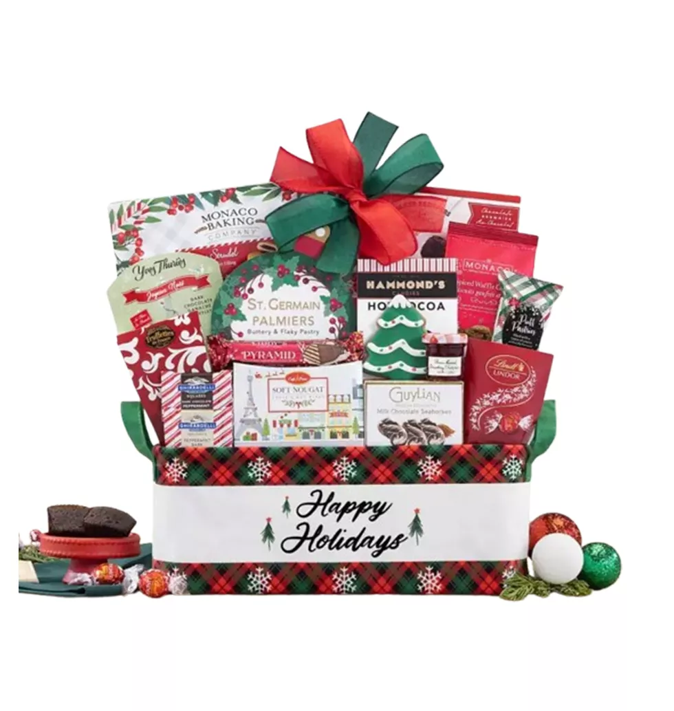 Warm Wishes with a Holiday Basket