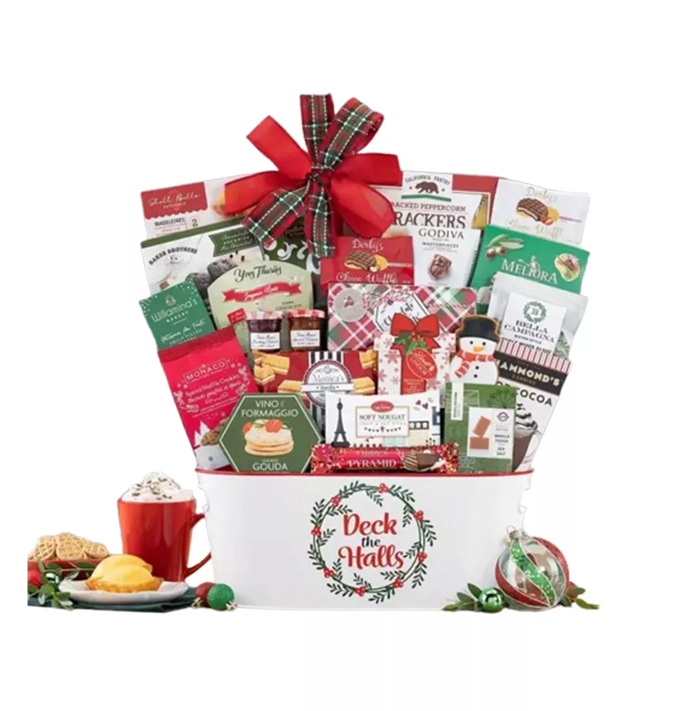 Winter Wonderland Treats Basket