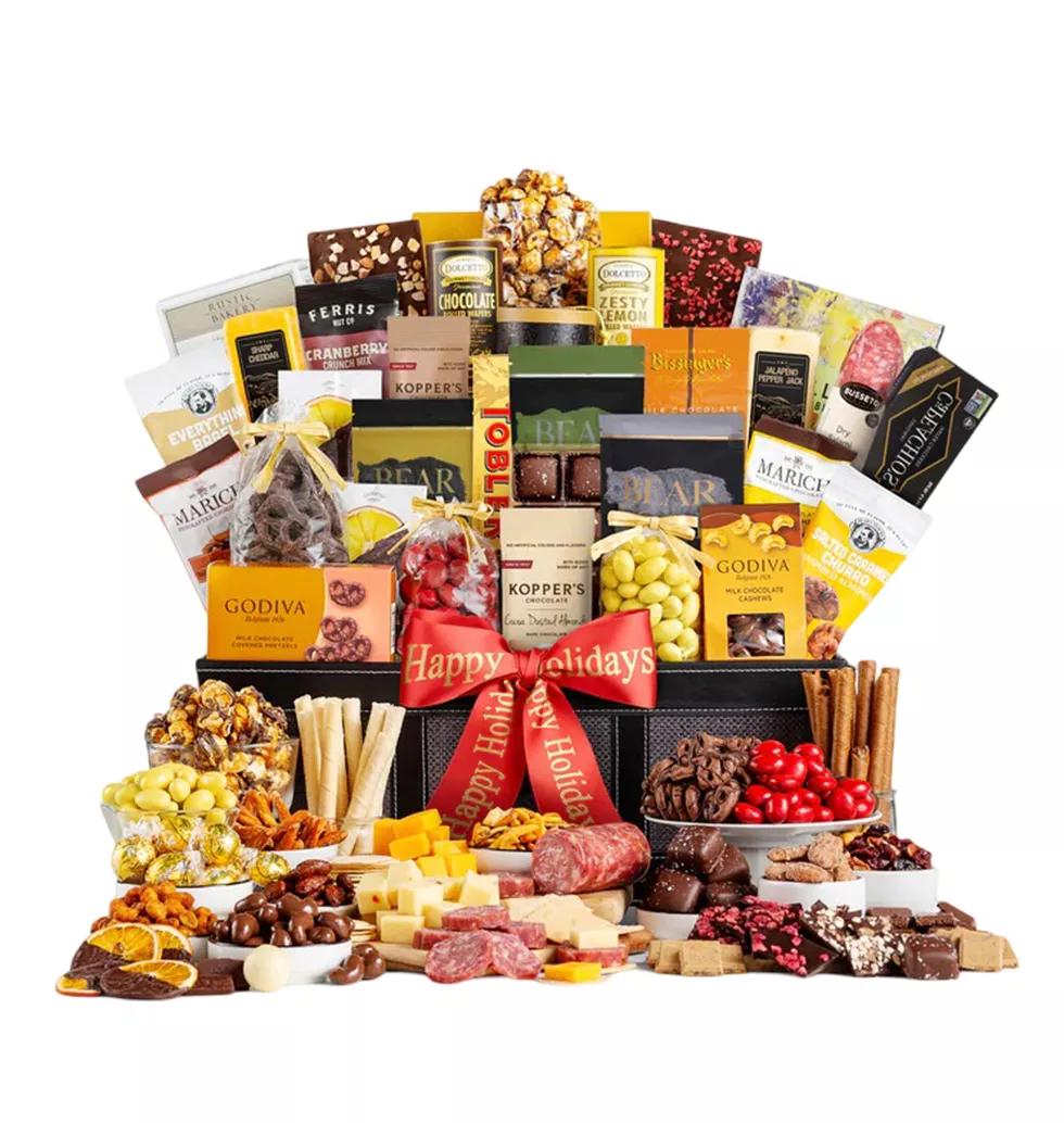 Chocolate & Cheese Lovers Delight Basket