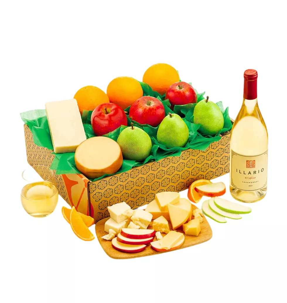 Fruit & Cheese Indulgence Basket