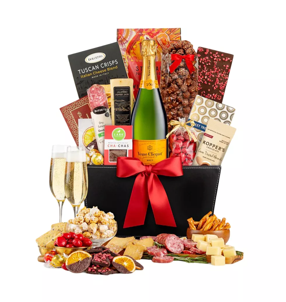 Cheers & Indulgence Gift Basket