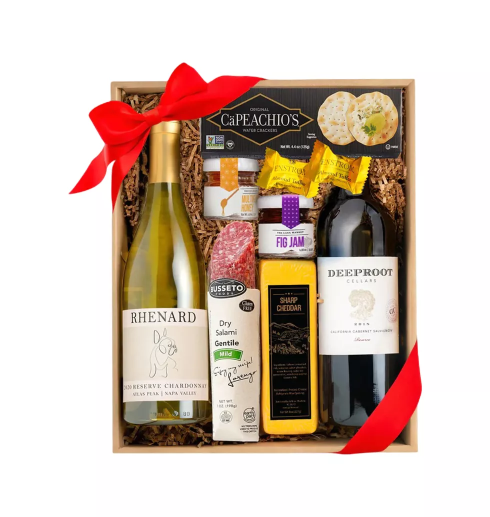 Wine & Gourmet Pleasures Basket